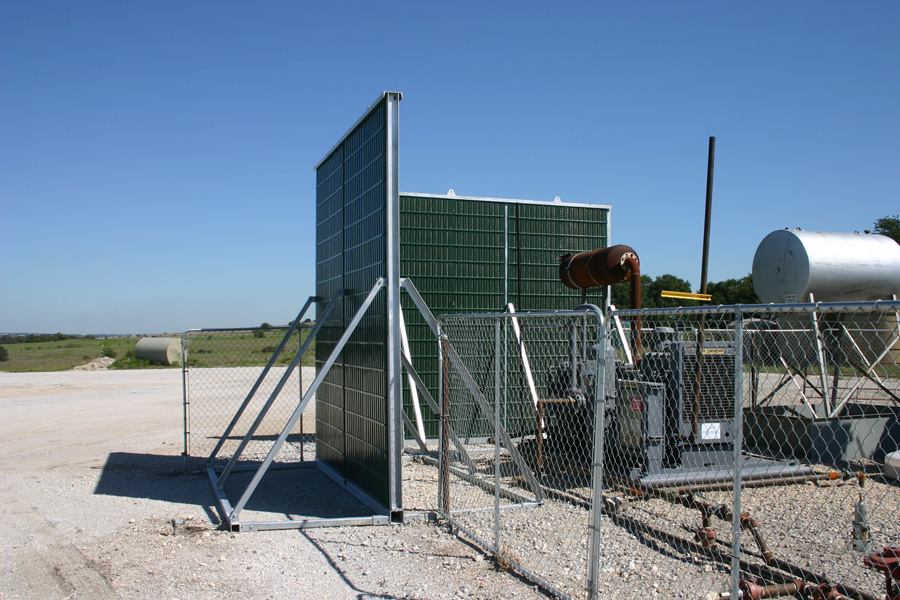 outdoor noise barriers