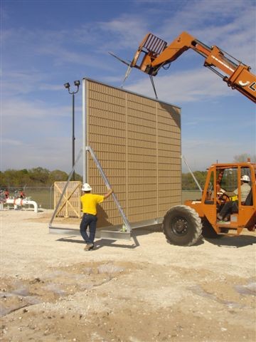 noise barrier wall panel