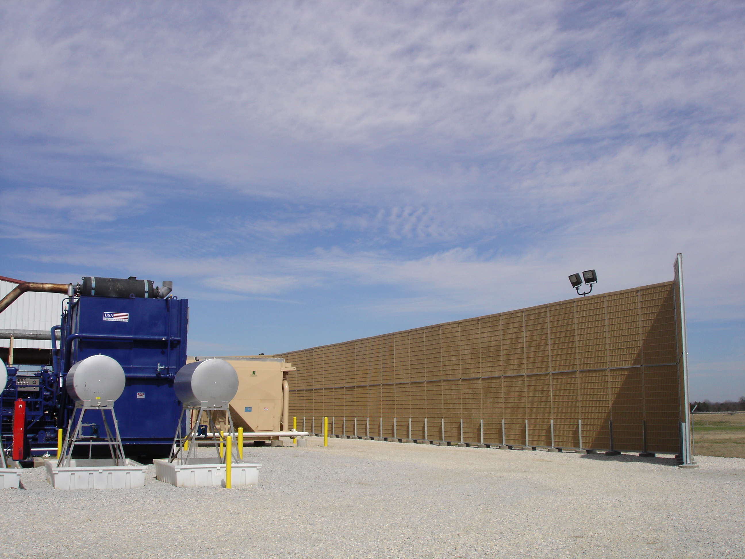 turbine noise barrier walls