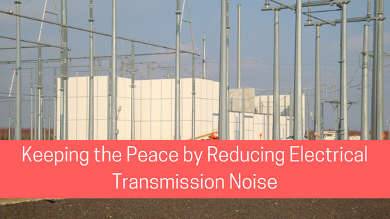 keeping the peace by reducing electrical transmission noise